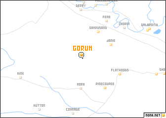 map of Gorum