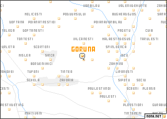 map of Goruna