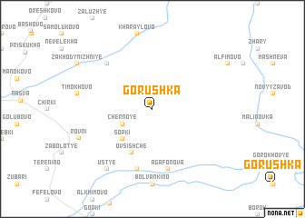 map of Gorushka