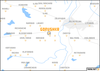 map of Gorushka