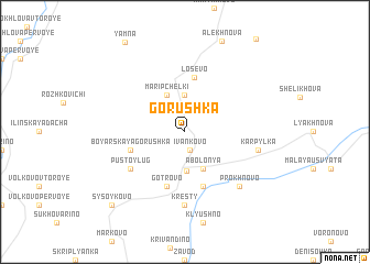 map of Gorushka