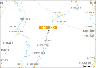 map of Gorushka