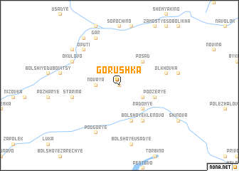 map of Gorushka