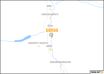 map of Gorus