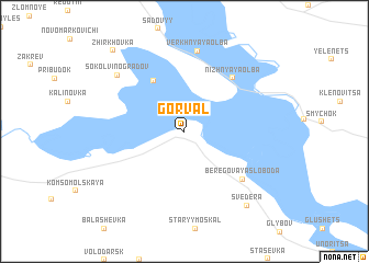 map of Gorvalʼ