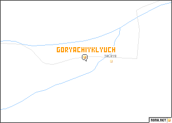 map of Goryachiy Klyuch