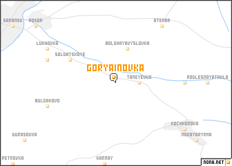 map of Goryainovka