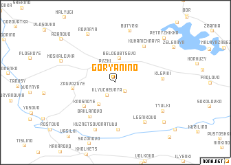 map of Goryanino