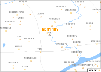 map of Goryany