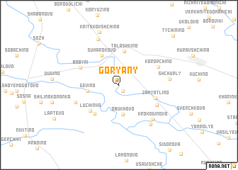 map of Goryany