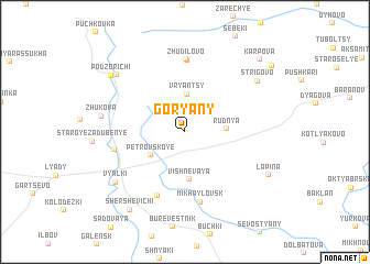 map of Goryany