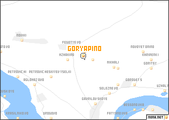 map of Goryapino