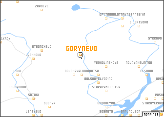 map of Gorynevo