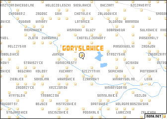map of Gorysławice