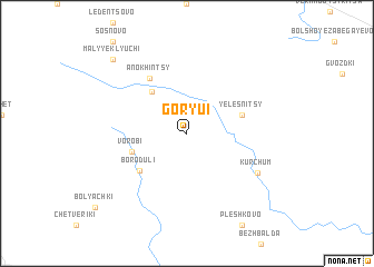 map of Goryui