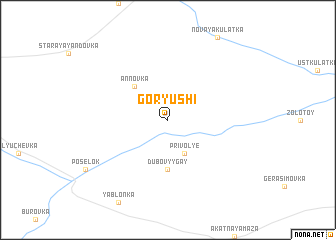 map of Goryushi