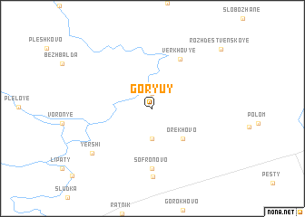 map of Goryuy