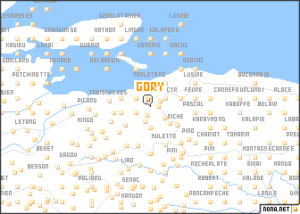 map of Gory