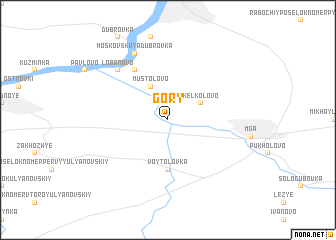 map of Gory