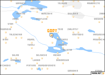map of Gory