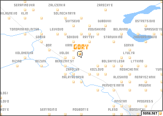 map of Gory