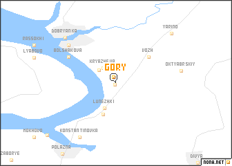 map of Gory