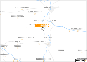 map of Gorzanów