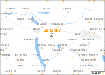 map of Gorzany