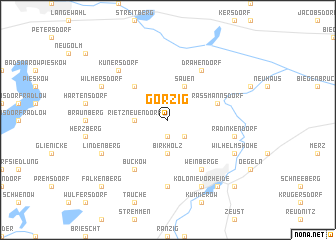 map of Görzig