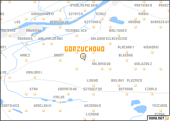 map of Gorzuchowo