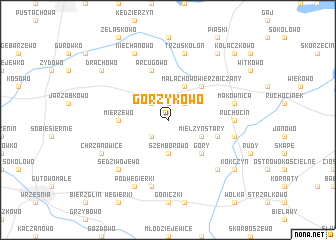map of Gorzykowo