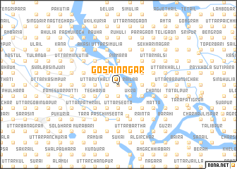 map of Gosāinagar