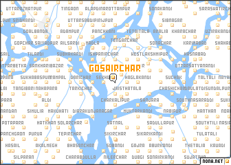 map of Gosāir Char