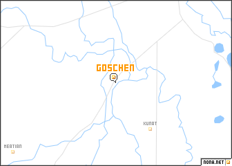 map of Goschen