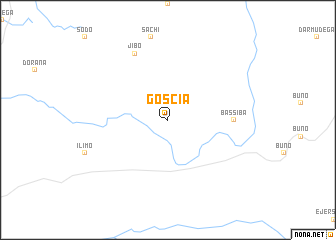 map of Goscia