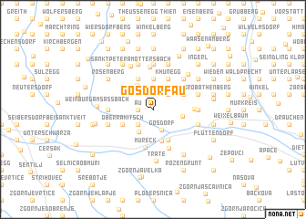 map of Gosdorfau