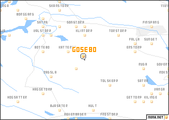 map of Gösebo