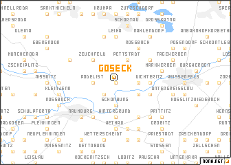 map of Goseck