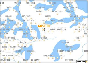 map of Goseni