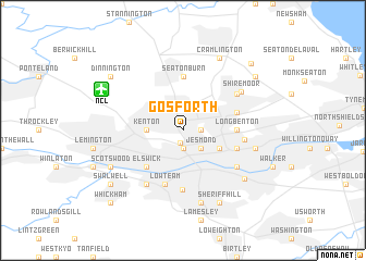 map of Gosforth