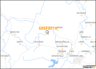 map of Gosforth