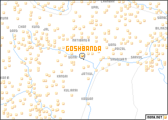 map of Gosh Bānda