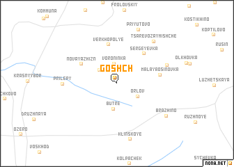 map of Goshch\