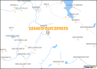 map of Goshen Four Corners