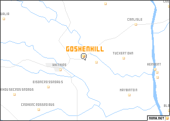 map of Goshen Hill