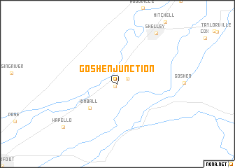 map of Goshen Junction