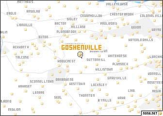 map of Goshenville