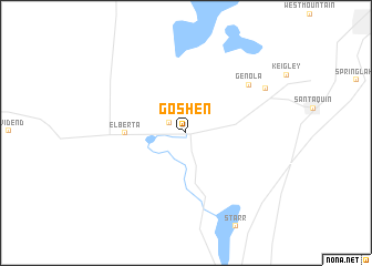 map of Goshen