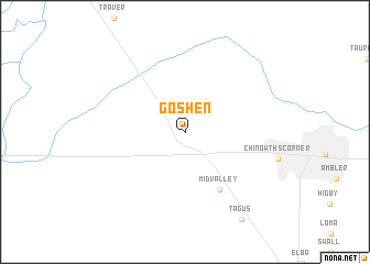 map of Goshen