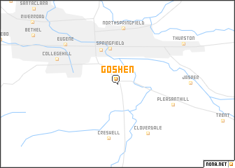 map of Goshen